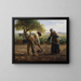 Planters de pommes de terre - Jean-François Millet — framed artwork on a wall