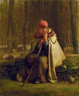 JeanFranois Millet - Seated Shepherdess.webp
