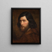 Self-portrait painting - Jean-François Millet — framed artwork on a wall