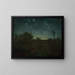 Night Sky Painting - Jean-François Millet — framed artwork on a wall