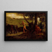 Study for Mercury leading the cows of Argus to the water - Jean-François Millet — framed artwork on a wall