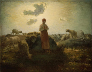 The Herdsman's Keeper - Jean-François Millet — artwork view