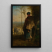 La Petite Bergère - Jean-François Millet — framed artwork on a wall