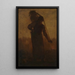 The Milkmaid of Normandy - Jean-François Millet — framed artwork on a wall
