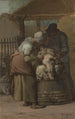 Les Tondeurs de moutons - Jean-François Millet — framed artwork on a wall