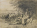 Deux bergères et leur troupeau - Jean-François Millet — artwork view