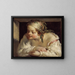 Young woman - Jean-François Millet — framed artwork on a wall