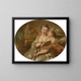 Allegory of Painting - Jean-François de Troy — framed artwork on a wall