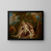 Diane and her nymphs bathing - Jean-François de Troy — framed artwork on a wall