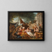 Scene orientale ou le banquet d'Esther - Jean-François de Troy — framed artwork on a wall