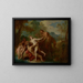 Pan and Syrinx - Jean-François de Troy — framed artwork on a wall