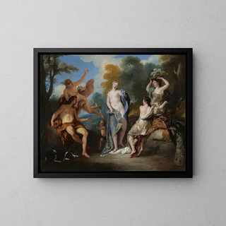 The Judgment of Paris - Jean-François de Troy — framed artwork on a wall