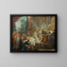 The Condemnation of Aman - Jean-François de Troy — framed artwork on a wall