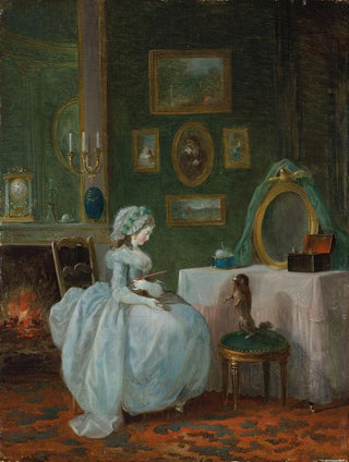 JeanFrdric Schall - A lady at her toilette.webp