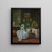 A Lady at Her Toilet - Jean-Frédéric Schall — framed artwork on a wall