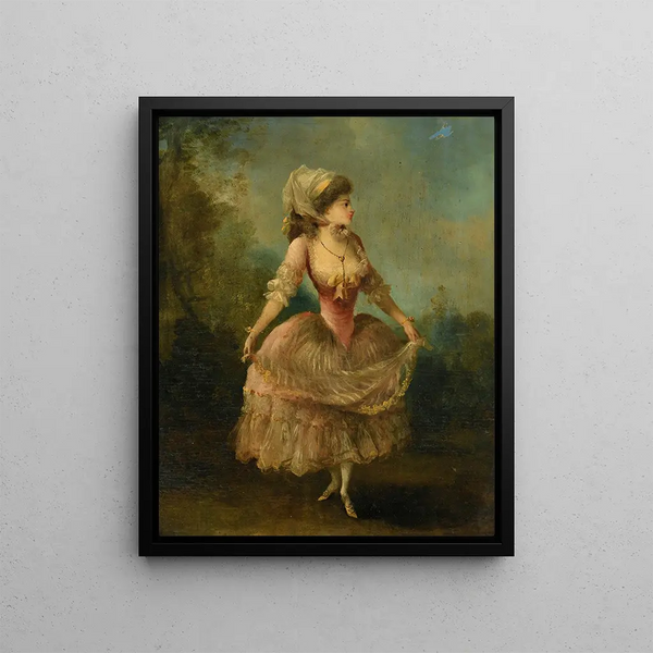 Dancer - Jean-Frédéric Schall — framed artwork on a wall