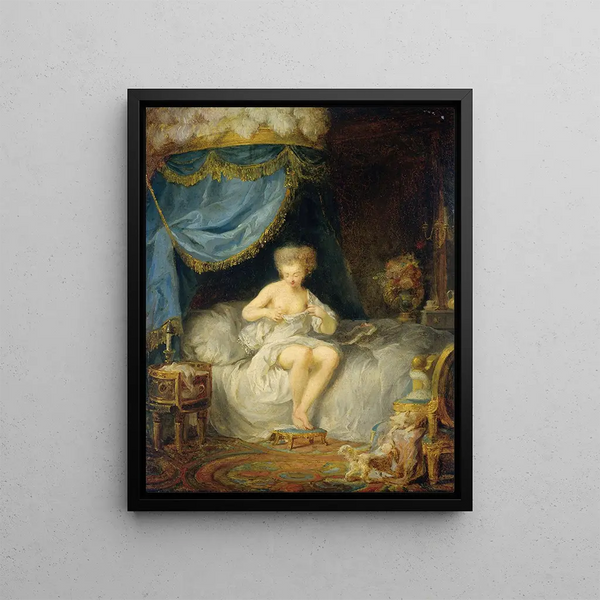 Toilettes du soir - Jean-Frédéric Schall — framed artwork on a wall