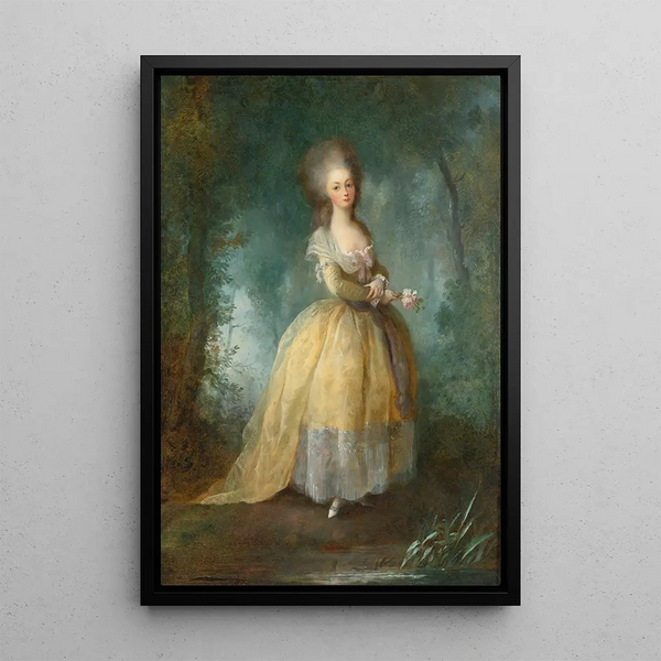 La Promeneuse - Jean-Frédéric Schall — framed artwork on a wall