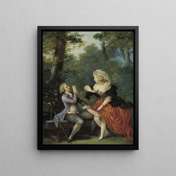 La Résistance - Jean-Frédéric Schall — framed artwork on a wall