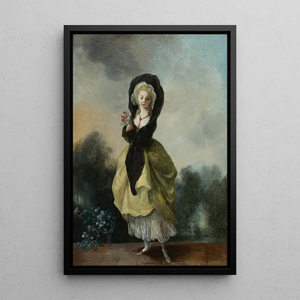 La Promeneuse - Jean-Frédéric Schall — framed artwork on a wall