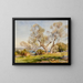 Les oliviers à Cap d'Antibes - Jean-Henri Zuber — framed artwork on a wall