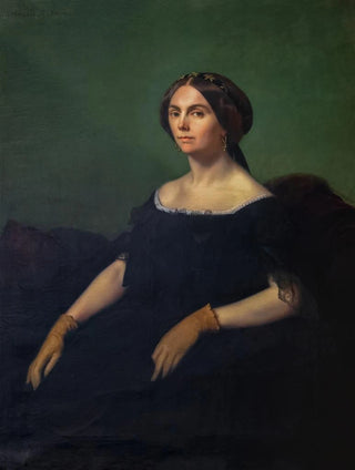 JeanHippolyte Flandrin - Portrait of the Countess de Goyon.webp