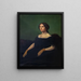 Portrait of the Countess of Goyon - Jean-Hippolyte Flandrin — framed artwork on a wall