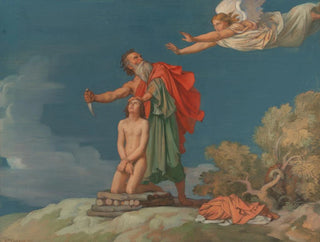 The Sacrifice of Isaac - Jean-Hippolyte Flandrin — artwork view