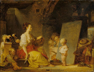 Dites donc, s'il vous plaît - Jean-Honoré Fragonard — artwork view
