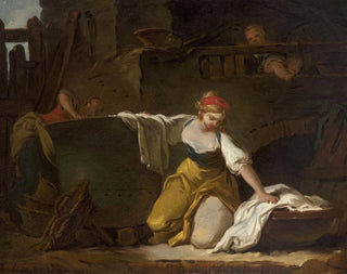 Young Laundresses - Jean-Honoré Fragonard — artwork view