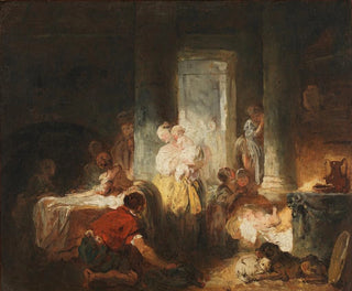 Interior Roman Painting - Jean-Honoré Fragonard — artwork view