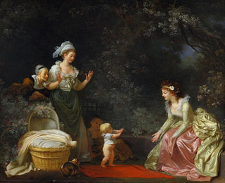 The First Steps - Jean-Honoré Fragonard — artwork view