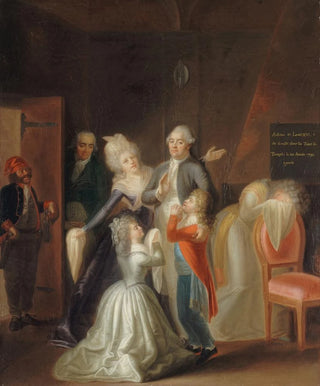 JeanJacques Hauer - Les adieux de Louis XVI sa famille le 20 janvier 1793.webp