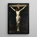 Christ on the Cross - Jean-Jacques Henner — framed artwork on a wall