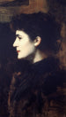 Eugénie-Marie Gadiffet-Caillard known as Germaine Dawis - Jean-Jacques Henner — artwork view