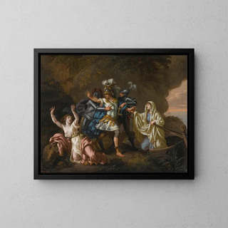 Rinaldo and Armida - Jean-Jacques Lagrené — framed artwork on a wall