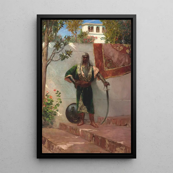 A Janissary - Jean-Joseph Benjamin-Constant — framed artwork on a wall