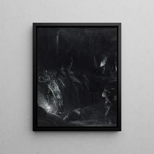Arcadion - Jean-Joseph Benjamin-Constant — framed artwork on a wall