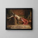 Odalisque allongée - Jean-Joseph Benjamin-Constant — framed artwork on a wall