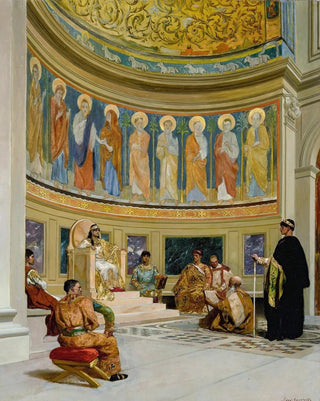 JeanJosephBenjamin Constant - Saint John Chrysostom Exiled By The Empress Eudoxia.webp