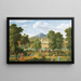 Classic landscape painting with figures - Jean-Joseph-Xavier Bidauld — framed artwork on a wall