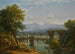 The August Bridge on the Nera River near the city of Narni, Italy - Jean-Joseph-Xavier Bidauld — artwork view
