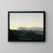 Les montagnes sabines - Jean-Joseph-Xavier Bidauld — framed artwork on a wall