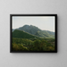 View of the bridge and the city of Cava, Kingdom of Naples - Jean-Joseph-Xavier Bidauld — framed artwork on a wall
