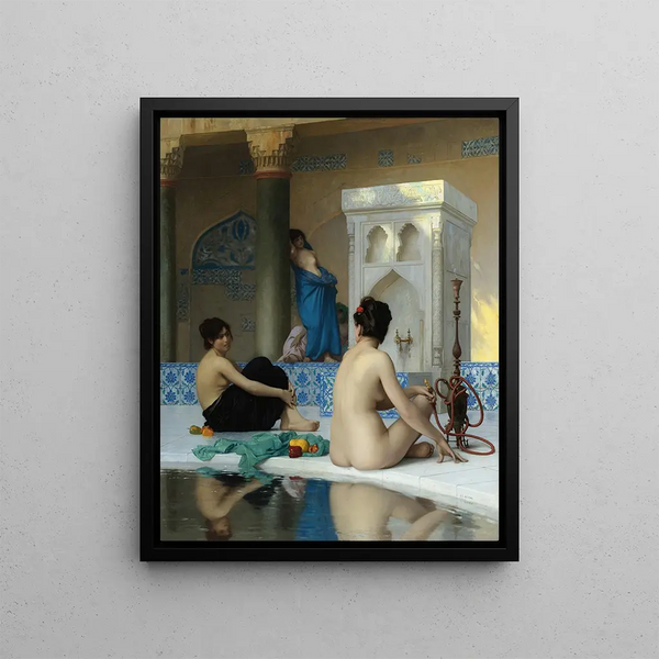 Reproduction of the painting After the bath - Jean-Léon Gérôme