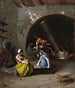 Almehs playing checkers - Jean-Léon Gérôme — artwork view