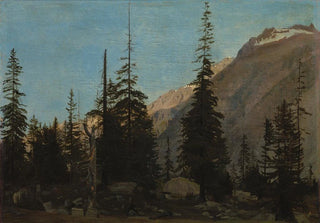 Alpine landscape painting, the Handegg, Switzerland - Jean-Léon Gérôme — artwork view