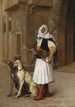 Arnaut et deux Lévriers - Jean-Léon Gérôme — artwork view