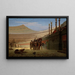 Ave Caesar, morituri te salutant (Salut César, ceux qui vont mourir te saluent) - Jean-Léon Gérôme — framed artwork on a wall