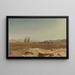 Caravane passant les colosses de Memnon Thèbes - Jean-Léon Gérôme — framed artwork on a wall